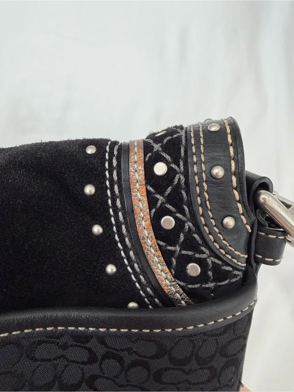 Coach Vintage Y2K Studded Large Soho